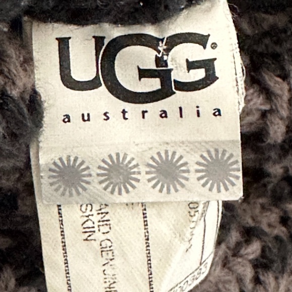 Ugg | Leland Cable Knit Fold Over Boots Y2K | Black | 6 - Picture 11 of 12